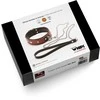 Whips Collections Bindings-WHIPS moteriška apykaklė su pavadėliu, konjakas