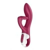 BoT Satisfyer Embrace Me Dual Motor Flexible Silicone Vibrator Rožinė