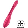SATISFYER ELASTIC JOY RAUDONA