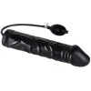 You2Toys Juodas Giant Latex Balloon pripučiamas dildo