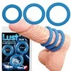 You2Toys Mėlyna Lust 3 Cock Rings mėlynas