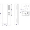 ACO INS-UP UNIFON - 2 mygtukai, funkcionalūs, magnetinis pakabinimas