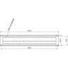 Atte Power ADD-RACK2U1 RACK 2U tvirtinimo adapteris su tiesiomis skylėmis