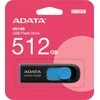 ADATA | USB Flash Drive | UV128 | 512 GB | USB Type-A | Juodas/Mėlyna