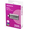 Kietasis diskas ADATA SC750 2TB Plug&amp;Go Sidabrinis 1050/1000