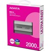 ADATA Išorinis kietasis diskas SSD SD810 2TB Sidabrinis pilkas
