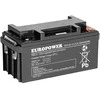 EUROPOWER AGM baterija EPS serija 12V 65Ah (tarnavimo laikas 8-12 metų)