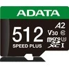 ADATA 512GB Micro SDXC atminties kortelė su V30 ir A2 klasėmis