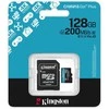 „Kingston Technology“ 128 GB „Micro SDXC Canvas Go Plus Gen4 200R A2 U3“ atminties kortelė be ADP