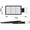 Bemko SOLARNA OPRAWA ULICZNA LED SOLGER 40W 6000LM 3000/4000/6000K IP65 Juoda CZ. PIR