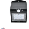 Sieninis šviestuvas Bemko 1,5W LED sieninis fasado šviestuvas su saulės baterija ir judesio davikliu, juodas, 4000K, IP65