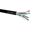 Montavimo kabelis Solarix STP, Cat6A, laidas, PE, ritė 500m SXKD-6A-STP-PE