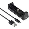 Baterijų Įkroviklis - XTAR MC1+ ANT 3.7V Li-ion USB-C 0.5A/1A Juodas