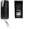CYFRAL COSMO domofonas 2 nuomininkams juoda kasetė juodi domofono telefonai