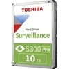 TOSHIBA BULK S300 Pro stebėjimo sistemos kietasis diskas 10 TB 3,5 colio SATA 7200 aps./min.