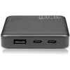everactive Powerbank 10 000mAh, 1x USB, 2x USB-C, 20W, QC4+, LCD screen, juodas