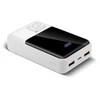 everactive Powerbank 20 000mAh, 2x USB, 1x USB-C 22,5W, QC4+, LCD screen, baltas