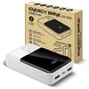 „everactive“ išorinė baterija 20 000 mAh, 2x USB, 1x USB-C 22,5 W, QC4+, LCD ekranas, baltas