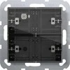 GIRA mygtuko jutiklis 4 Comfort 2x KNX System 55 504200
