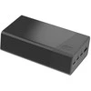Green Cell Žalias Cell Greencell PowerPlay 30 – juoda išorinė baterija su 30 000 mAh, 22.5 W, 4 prievadais