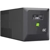 Green Cell Žalias Cell Atsarginis maitinimo šaltinis UPS Greencell 1000VA 600W PowerProof su LCD ekranu