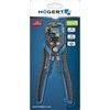 Laidų valymo replės Hogert HT1P182; 210 mm