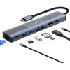 HUB USB-C Przejściówka ADAPTER 8w1 HDMI 2.0 4K 60 Hz Gigabit Ethernet 1000 Mbps Zenwire HUB81