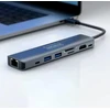 HUB USB-C Przejściówka ADAPTER 8w1 HDMI 2.0 4K 60 Hz Gigabit Ethernet 1000 Mbps Zenwire HUB81
