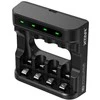 Xtar Įkroviklis - R03/AAA R6/AA Li-ion/NiMH 4 Lizdai USB-C