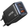 Unitek GAN 2xUSB-A, USB-C, PD 3.0, 65W mains charger