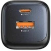 UNITEK 2x GAN 20W mains charger, juodas