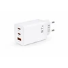 Įkroviklis jungiama į tinklą Voltage GaN Charger 67W PD 3.0 QC 3.0 USB-A 2x USB-C balta