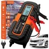 Zenwire Automobilio akumuliatoriaus įkroviklis su remonto funkcija AGM 6V 12V JMD-6S