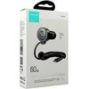 Įkroviklis automobilinis Joyroom (JR-CL07) 3IN1 (1xUSB, 1xUSB-C 1.6M 72W) su Type-C laidu juodas