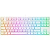 Klaviatūra Rampage mechaninis TKL GHOST Huano Raudona Switch balta