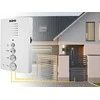 INTERPHONE 'EURA' ADP-51A3 'DIFESA' - 1 šeima, 2 uniphone, domofonas, baltas