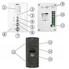 INTERPHONE 'EURA' ADP-51A3 'DIFESA' - 1 šeima, 2 uniphone, domofonas, baltas