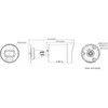 IP kamera Hikvision Bullet DS-2CD2087G3-LI2UY/SL F2.8 (Balta, 8MP, Hybrid Light, IR+LED 40m)
