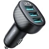 Automobilinis įkroviklis Joyroom JR-CCD03 3xUSB-A 17W juodas