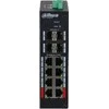 Šakotuvas SWITCH POE HS4412-8ET-120 8 PRIEVADŲ + 4 x SFP DAHUA