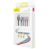Baseus Fast USB kabelis 4in1 2xUSB-C / Lightning / Micro 3.5A 1.2m - Juodas