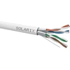 Montavimo kabelis Solarix CAT6A FFTP pilkas Dca s2 d2 a1 500m SXKD-6A-FFTP-LSOH