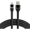 KABELIS USB-A / Lightning Apple iPhone LED RGB everActive CBB-1IBR 100cm 2,4A