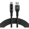 KABELIS USB-A / USB-C LCD everActive CBB-2CBL 200cm 3A