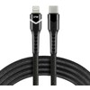KABELIS USB-C / Lightning Apple iPhone LED RGB everActive CBB-1CIR 100cm PD 27W