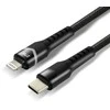 KABELIS USB-C / Lightning Apple iPhone LED RGB everActive CBB-1CIR 100cm PD 27W