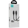 Joyroom Multi-Color Series A14 USB-C / USB-C 60W kabelis 1.2m – juodos spalvos