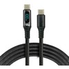 KABELIS USB-C / USB-C LCD everActive CBB-2PD5L 200cm 20V 5A 100W