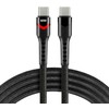 EverActive USB-C – USB-C USB kabelis 2 m juodas (CBB-2PDR)