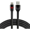 USB-A į USB-C laidas su šviečiančiomis jungtimis
